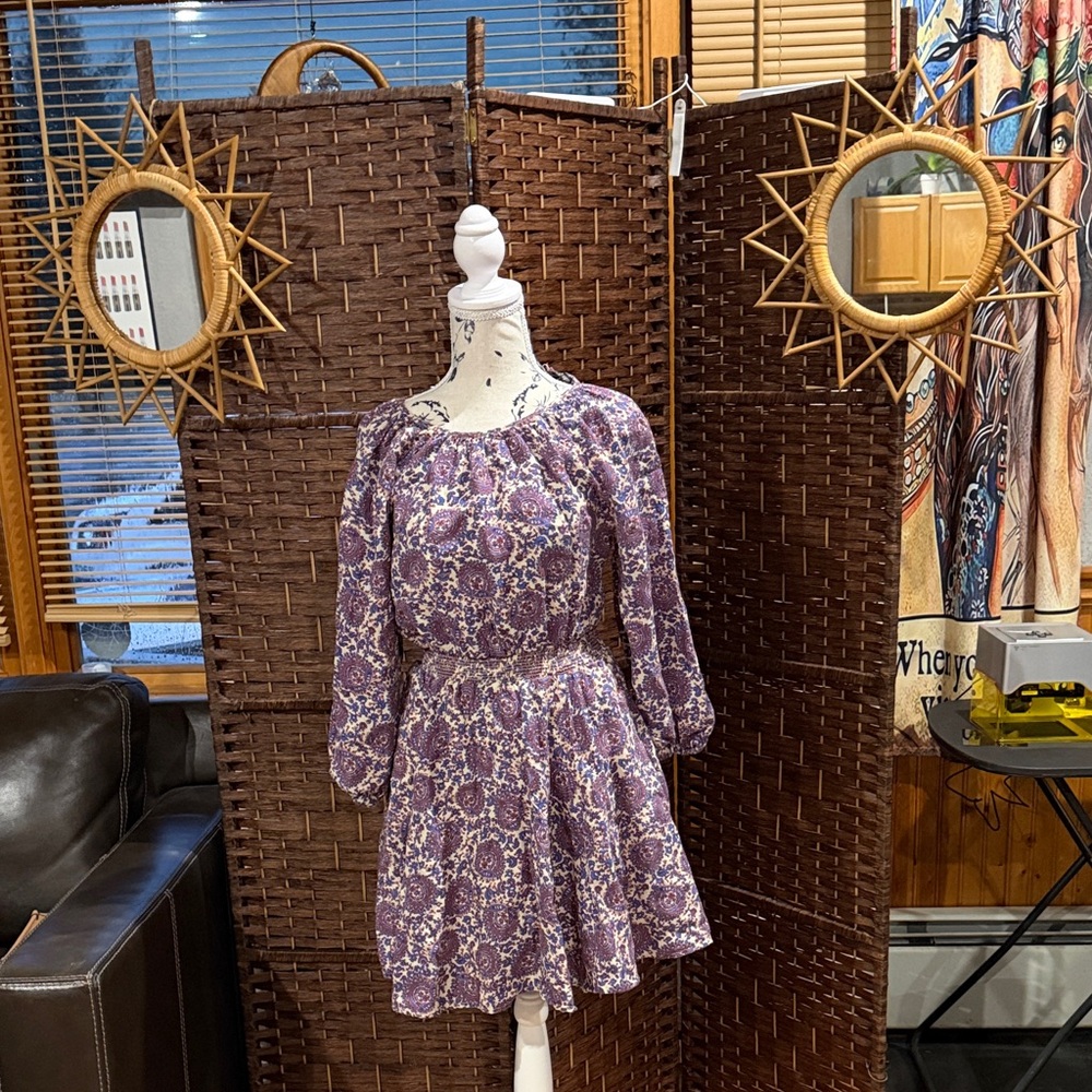 J.Crew Multicolor Floral Pattern Dress